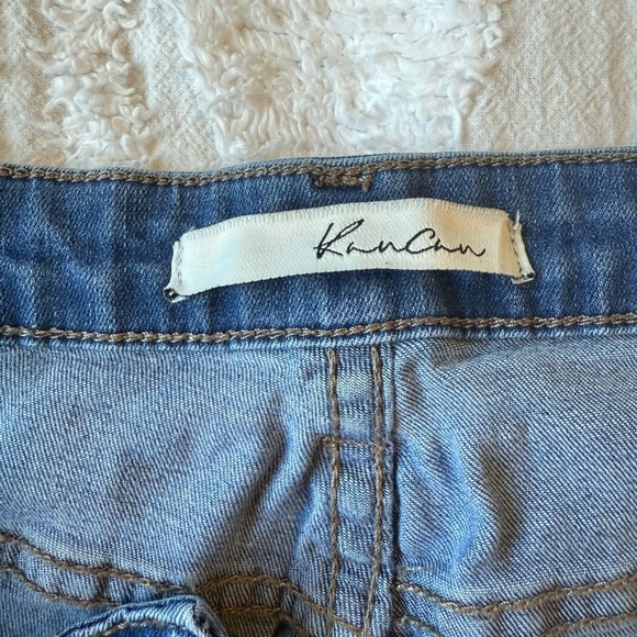 KanCan Faded Denim Distressed  skinny Jeans - Picture 3 of 7